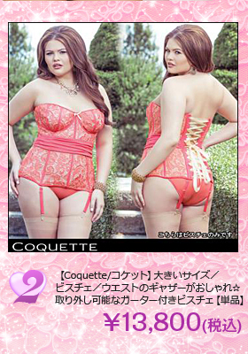 ウエストのギャザーがおしゃれ☆取り外し可能なガーター付きビスチェ【単品】